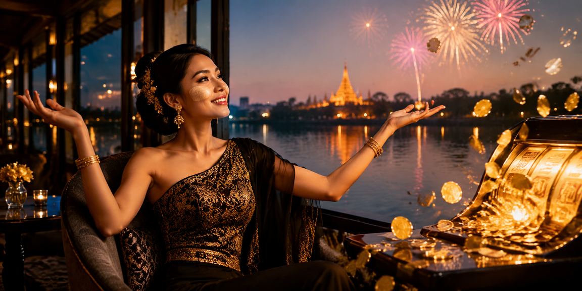 ရန်ကုန်ရှိ ဖုန်းမှ စလော့ဂိမ်းကစားနေသူ